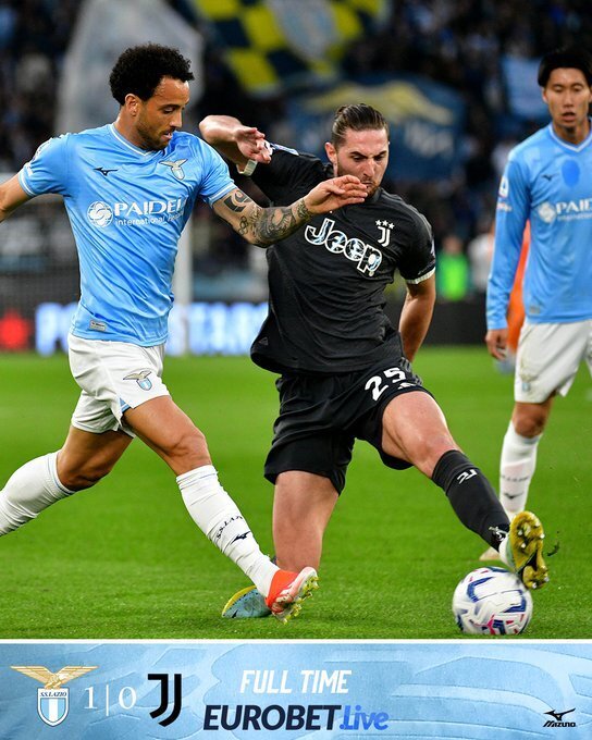 尤文图斯客场遭遇拉齐奥绝杀，连胜机会泡汤的简单介绍
