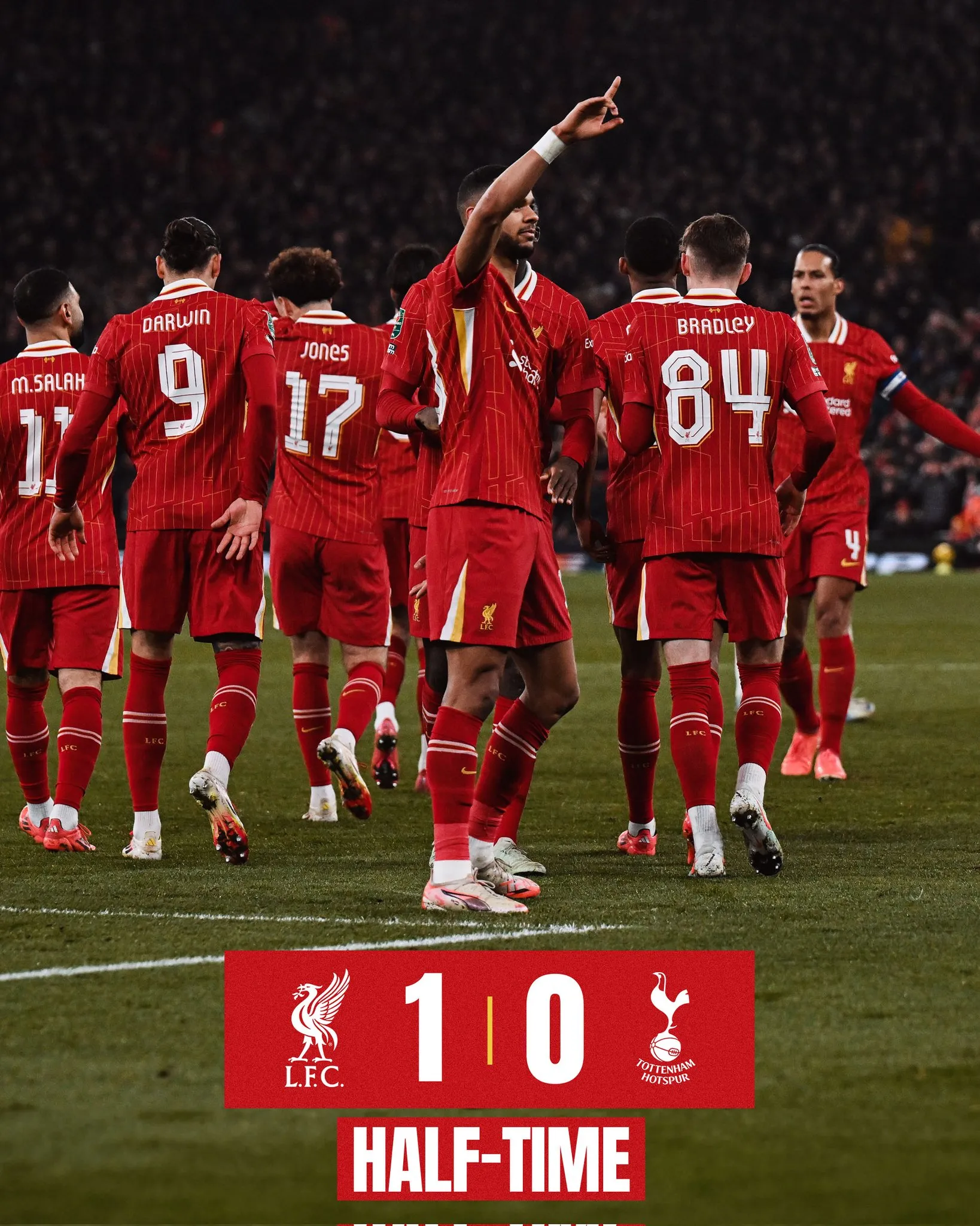 包含利物浦战胜热刺，一步之遥晋级的词条